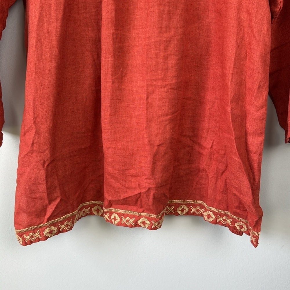 Johnny Was Embroidered Peasant Top. Size Medium. - Picture 11 of 13